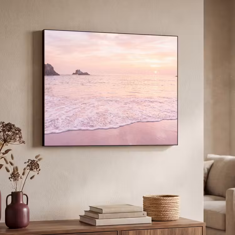 Art Frame - Strand – Sonnenuntergang – Rosa — 3