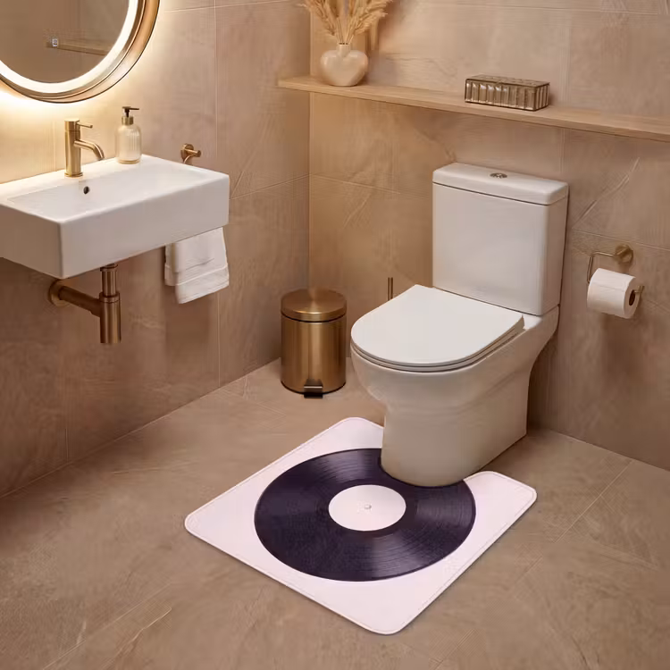WC Vorleger - Schallplatte – Musik – Grün — 4