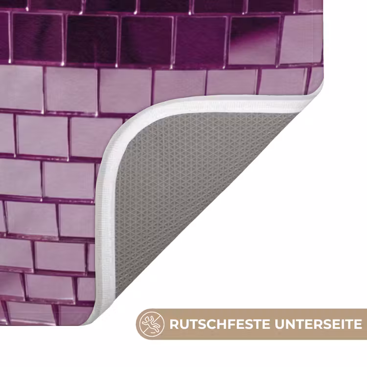 WC Vorleger - Spiegelkugel – Silber – Modern — 3
