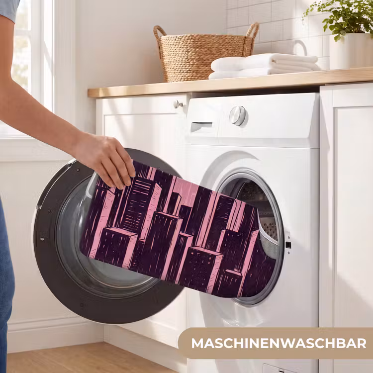 WC Vorleger - Stadt – Abstrakt – Rosa — 7