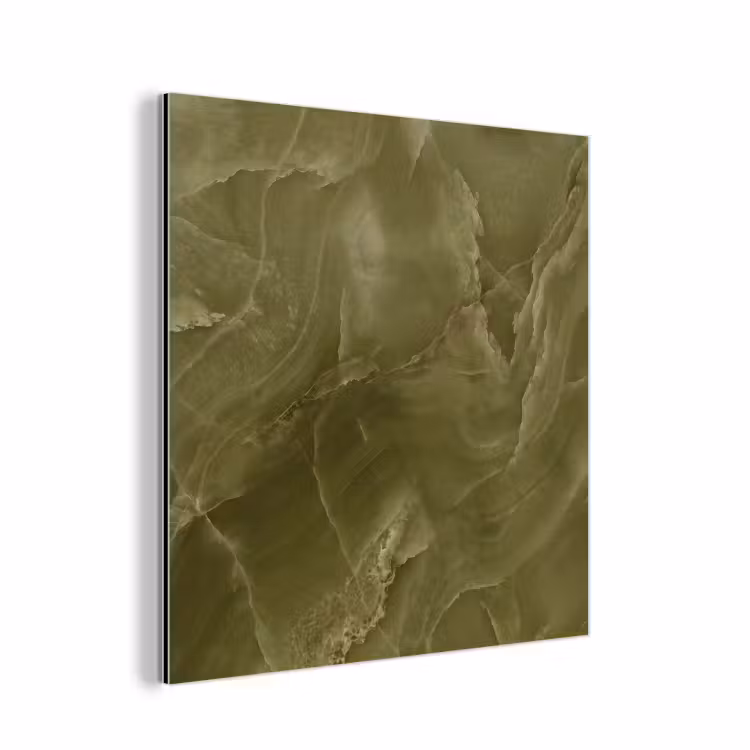 Alu-Dibond-Bild - Marmor – Grün – Abstrakt — 1