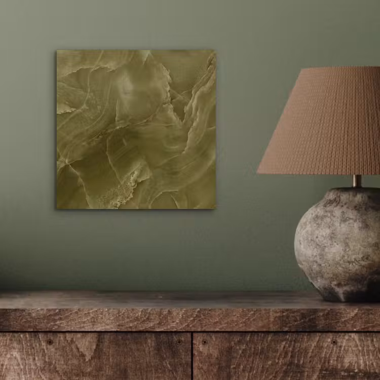 Alu-Dibond-Bild - Marmor – Grün – Abstrakt — 3