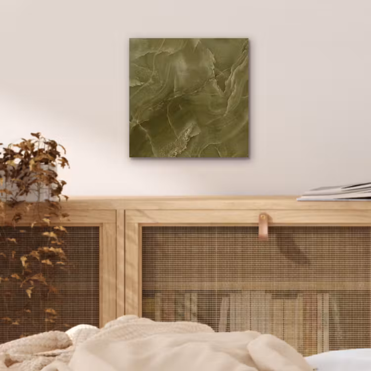 Alu-Dibond-Bild - Marmor – Grün – Abstrakt — 4