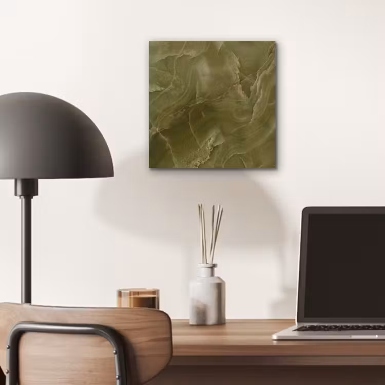 Alu-Dibond-Bild - Marmor – Grün – Abstrakt — 6