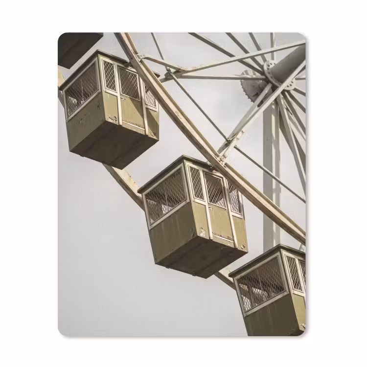 Mauspad - Riesenrad – Attraktion – Grün — 1