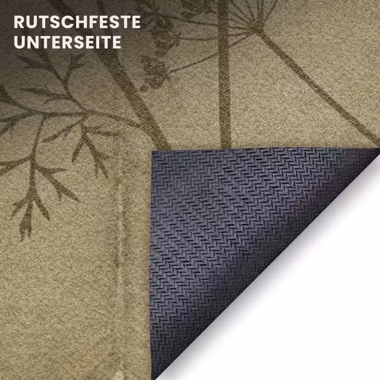 Fußmatte - Blumen – Schrift – Grün — 6