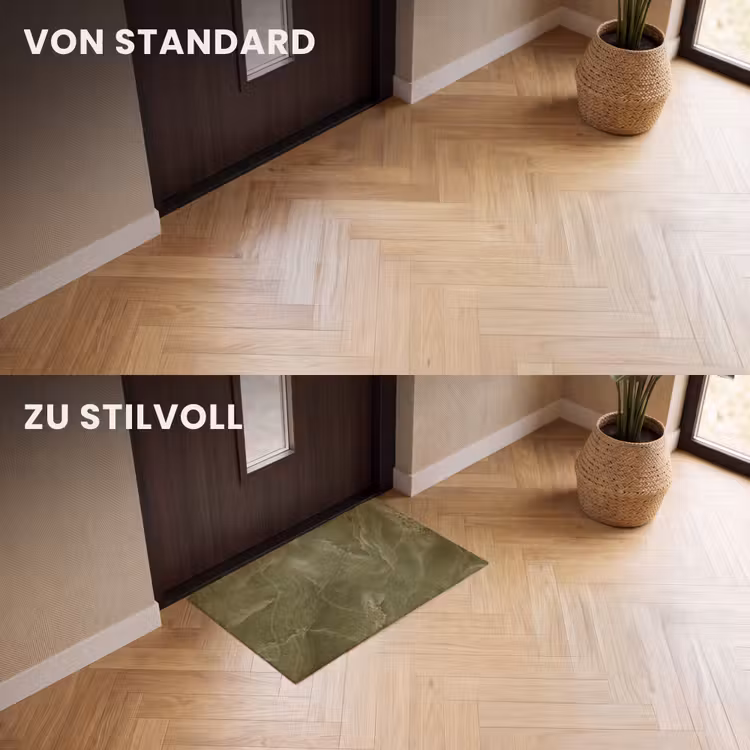 Fußmatte - Marmor – Grün – Abstrakt — 3