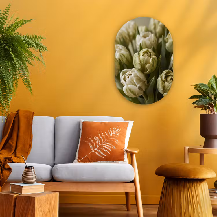 Forexbild Oval - Blumen – Grün – Natur — 2