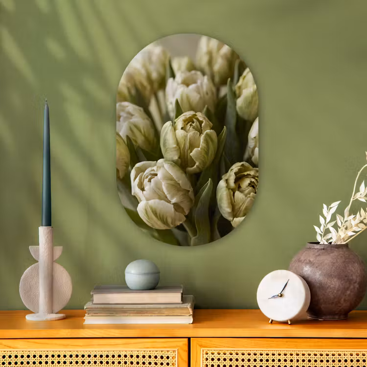 Forexbild Oval - Blumen – Grün – Natur — 3