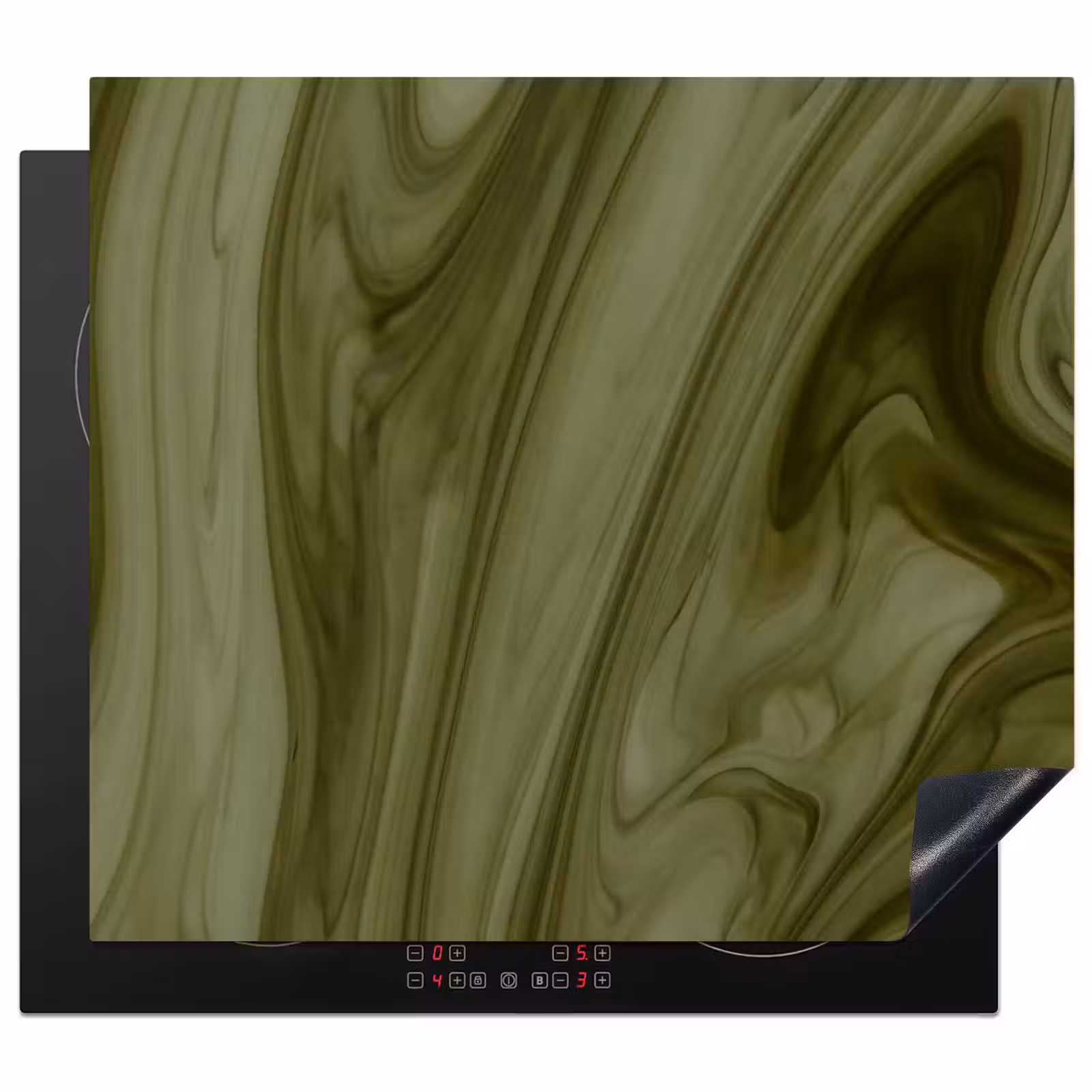 Herdabdeckplatte - Zusammenfassung – Grün – Modern — 1