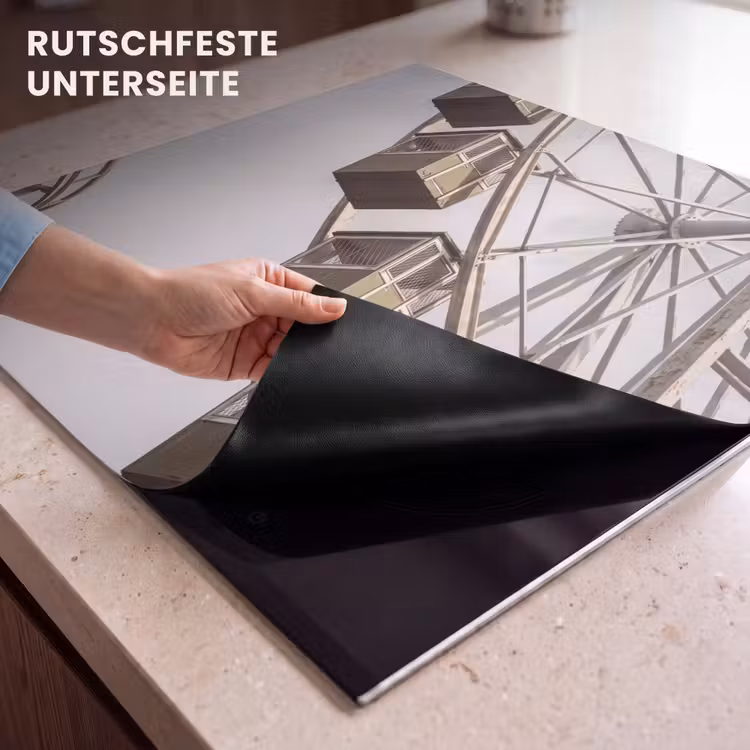 Herdabdeckplatte - Riesenrad – Attraktion – Grün — 9