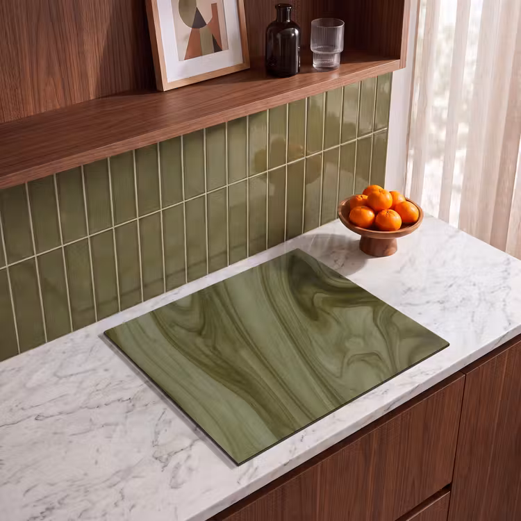 Herdabdeckplatte - Zusammenfassung – Grün – Modern — 8