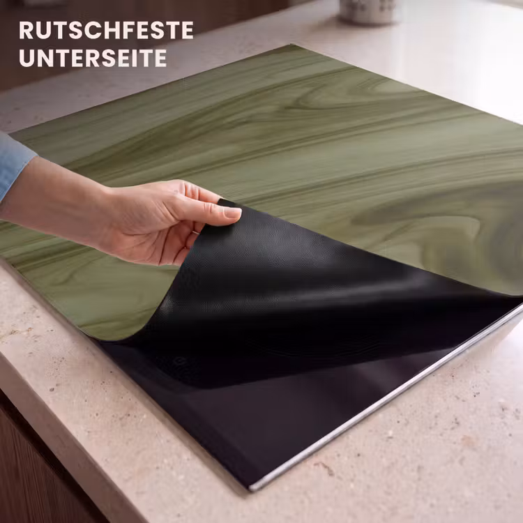 Herdabdeckplatte - Zusammenfassung – Grün – Modern — 9