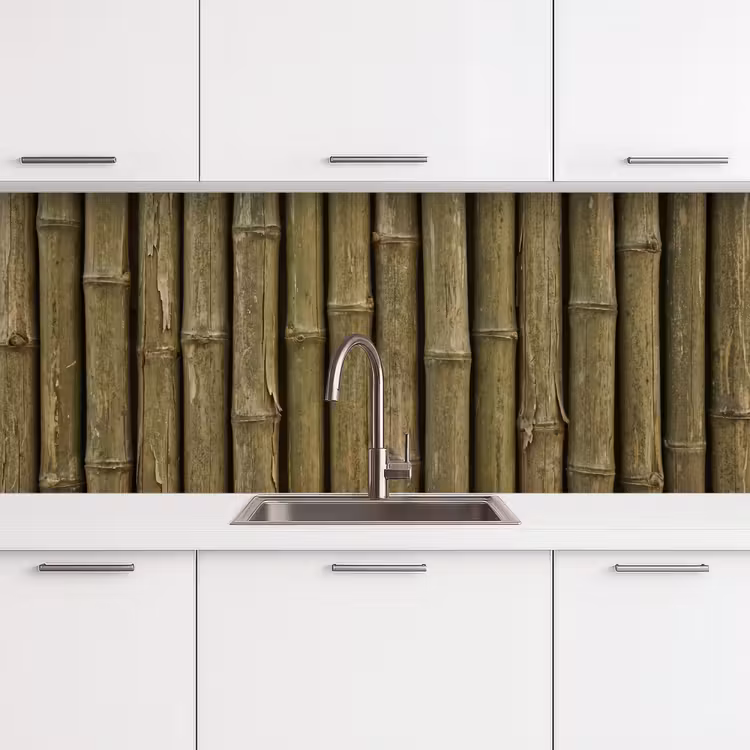 Küchenrückwand - Bambus – Stängel – Natur — 4