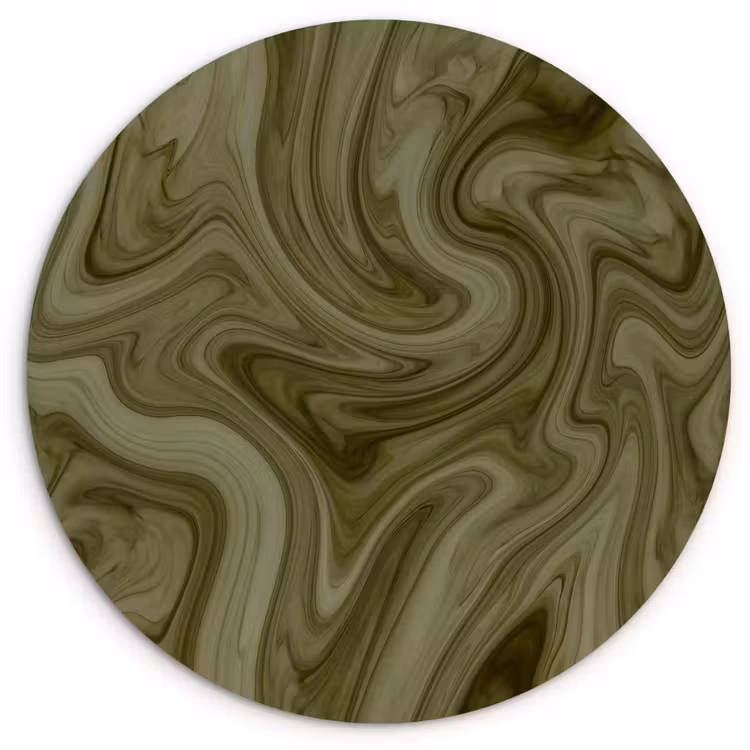 Forexbild Rund - Zusammenfassung – Grün – Modern — 1