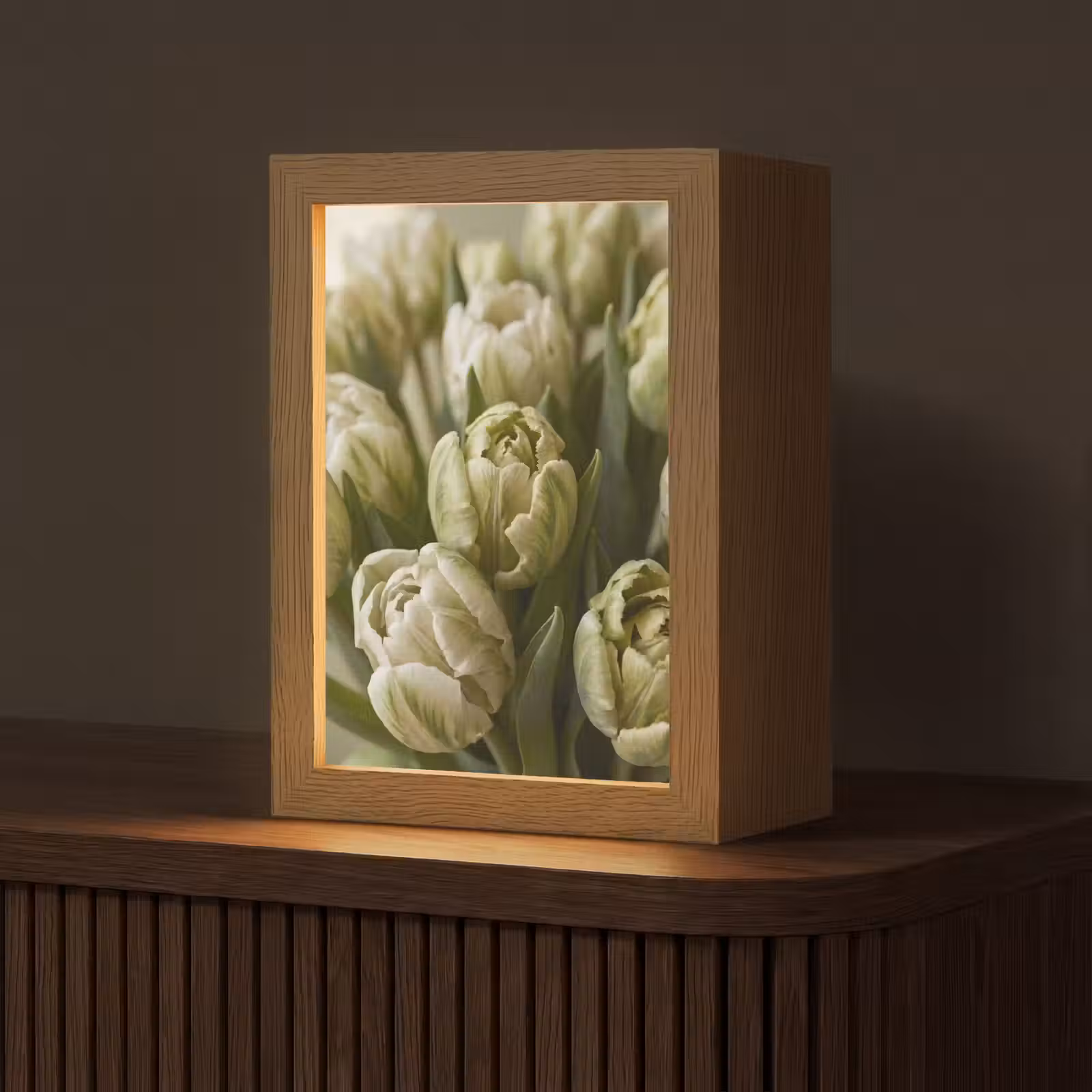 Personalisierte Lightbox - Blumen – Grün – Natur — 1