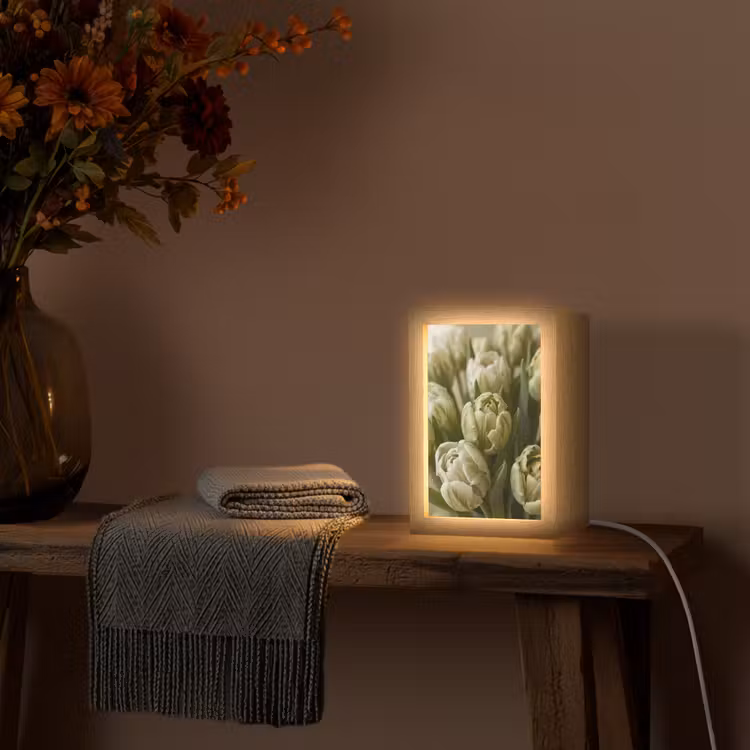 Personalisierte Lightbox - Blumen – Grün – Natur — 3