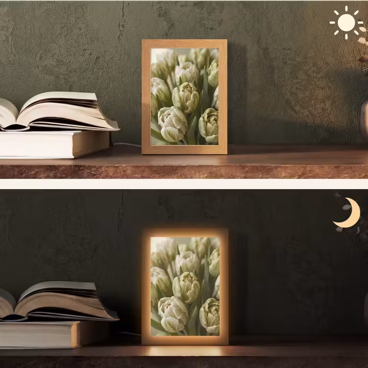 Personalisierte Lightbox - Blumen – Grün – Natur — 5