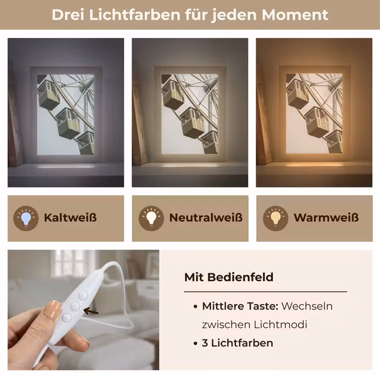 Personalisierte Lightbox - Riesenrad – Attraktion – Grün — 7