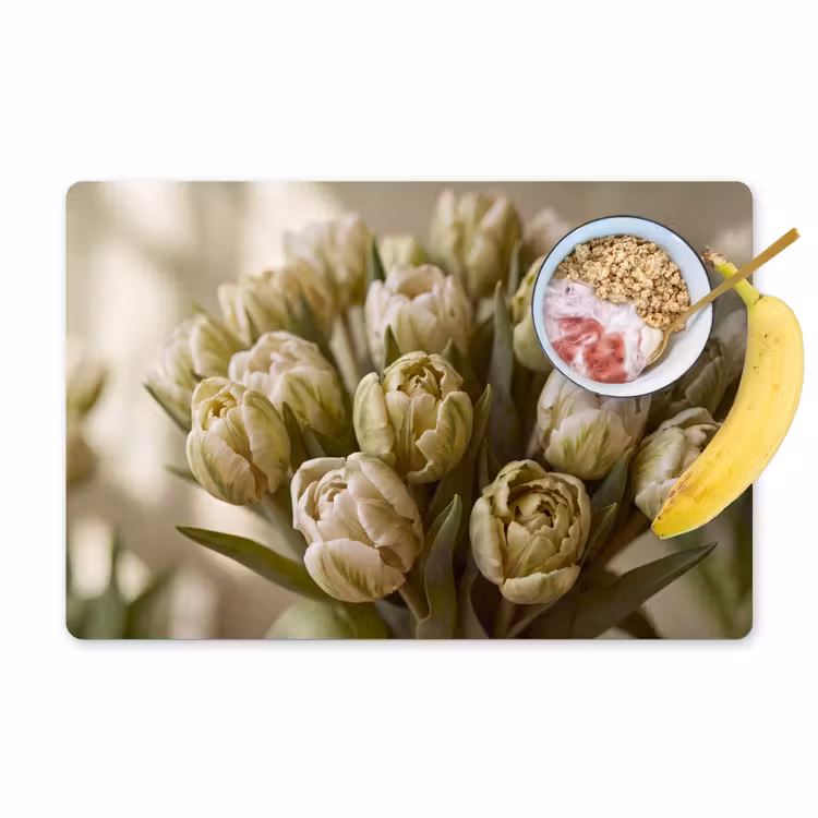 Tischset - 6 Stück - Blumen – Grün – Natur — 1