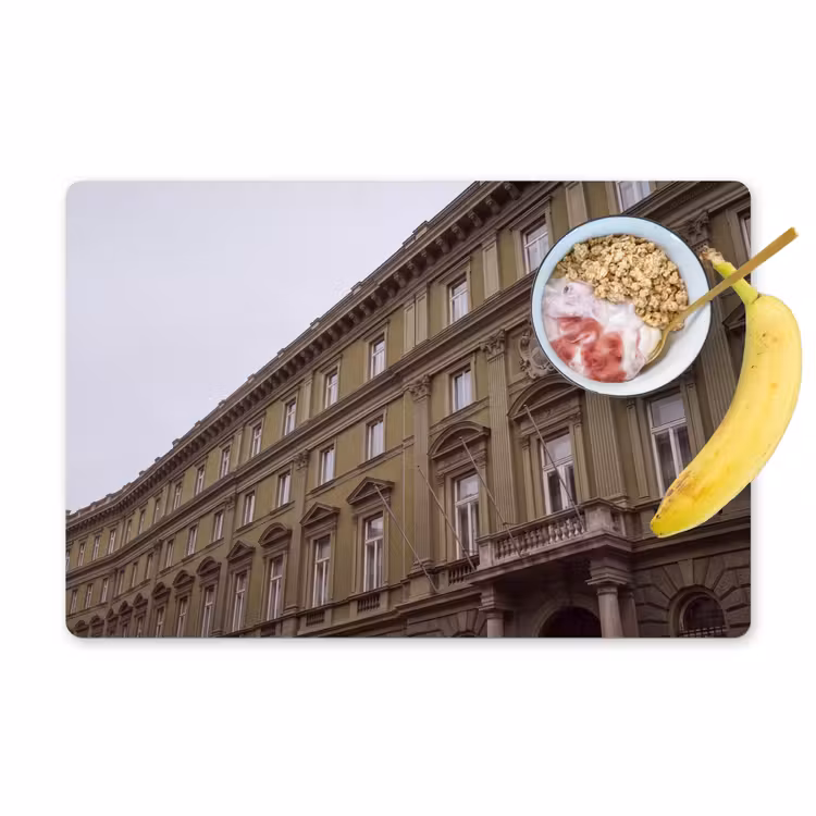 Tischset - 6 Stück - Gebäude – Fassade – Klassisch — 1