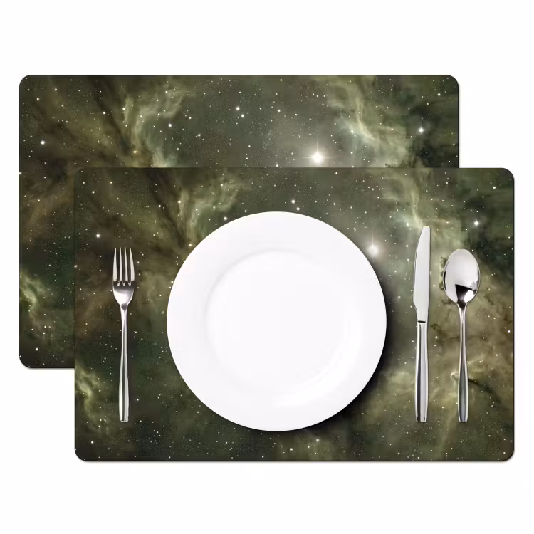 Tischset - 6 Stück - Nebel – Sterne – Weltraum — 2