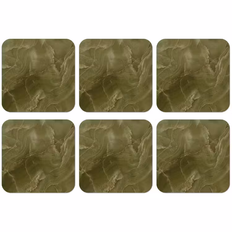Untersetzer - Marmor – Grün – Abstrakt — 1