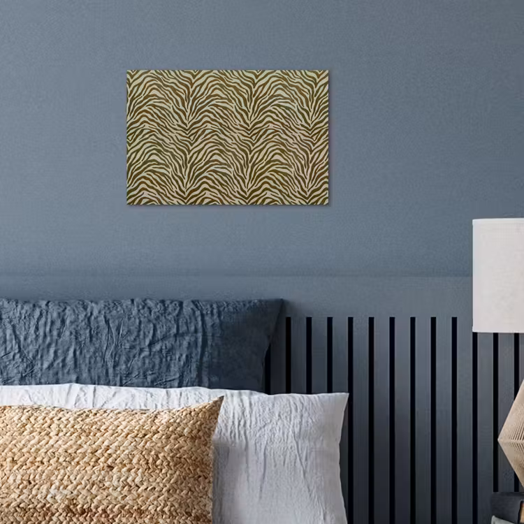 Poster - Zebramuster – Grün – Modern — 3