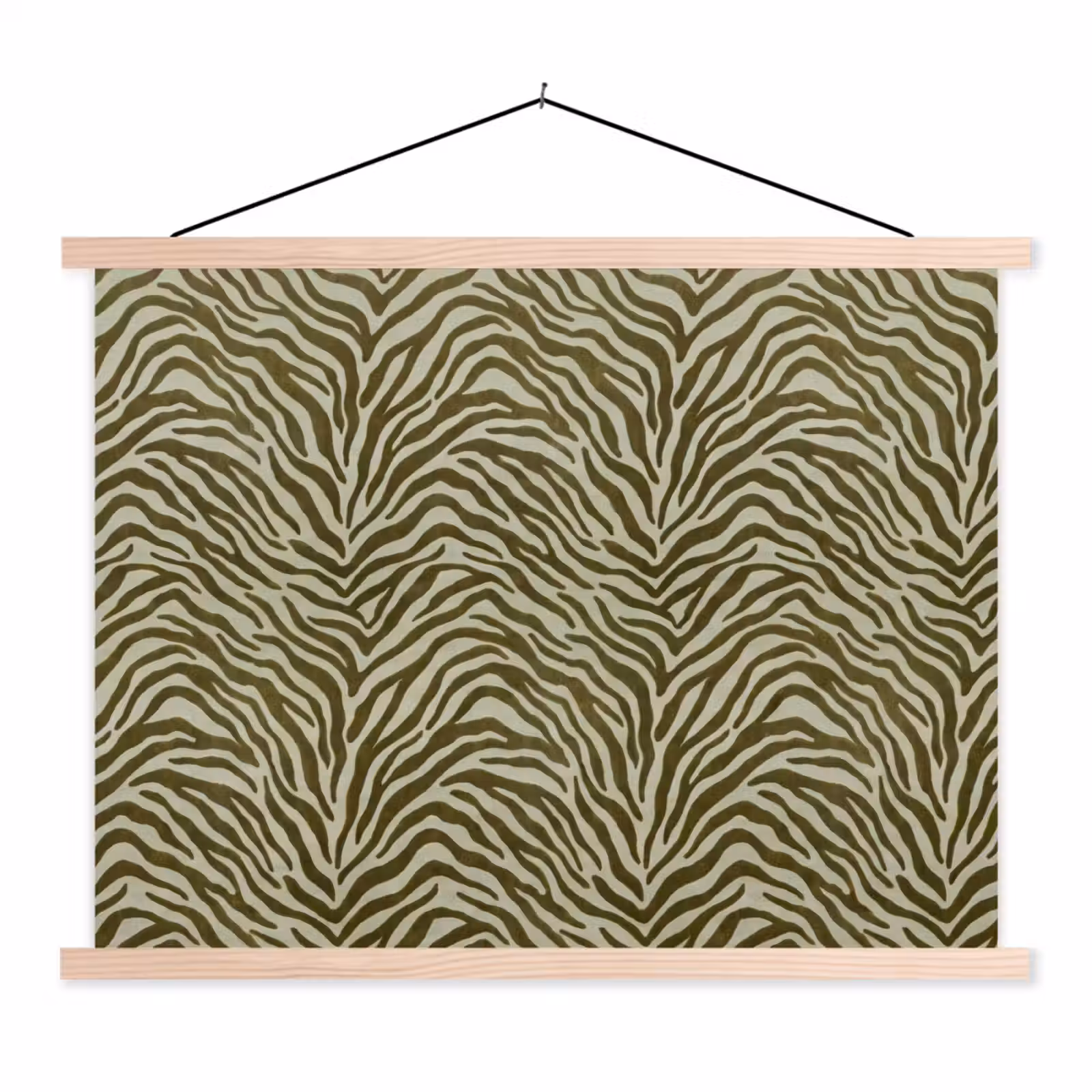 Stoffbild - Zebra-Muster – Grün – Modern — 1