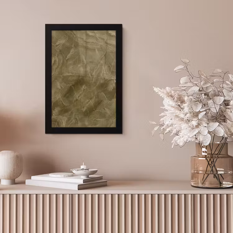 Bilder mit Rahmen - Marmor – Grün – Abstrakt — 4