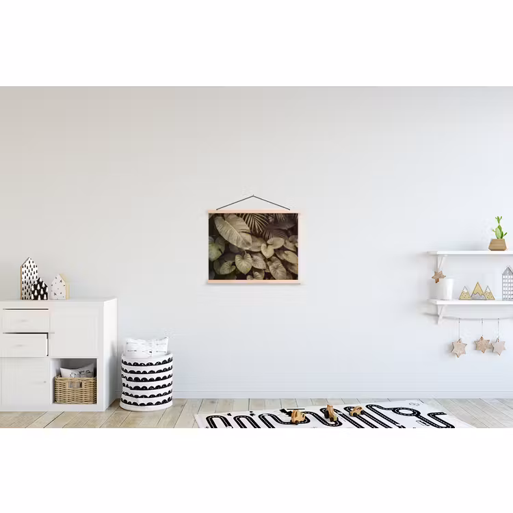 Stoffbild - Grüne Blätter – Natur — 2