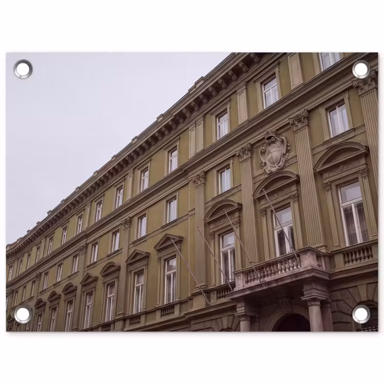 Gartenposter - Gebäude – Fassade – Klassisch — 1