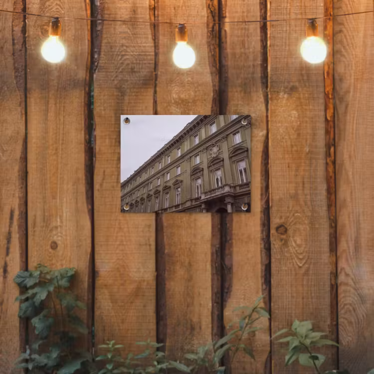 Gartenposter - Gebäude – Fassade – Klassisch — 2