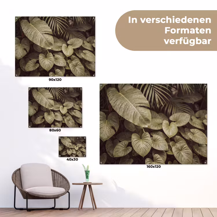 Gartenposter - Grüne Blätter – Natur — 6