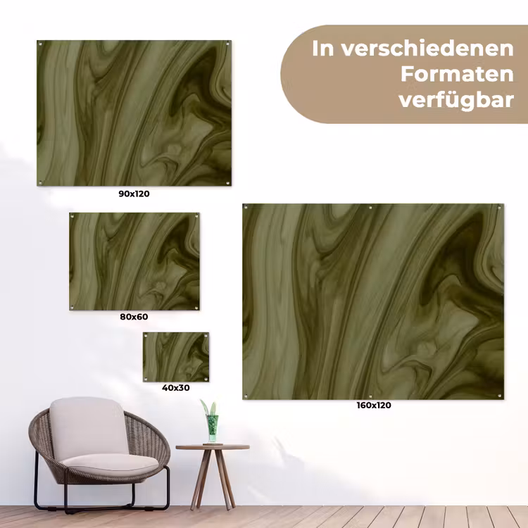 Gartenposter - Zusammenfassung – Grün – Modern — 6