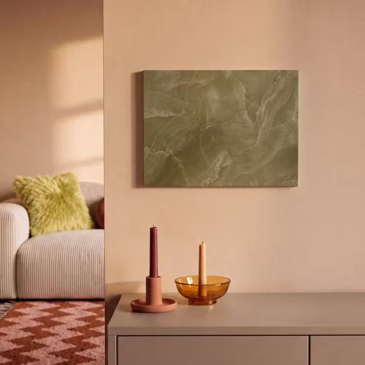 Akustikbild - Marmor – Grün – Abstrakt — 2
