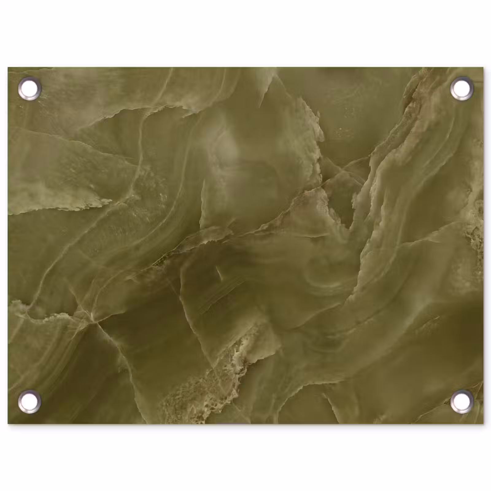 Gartenposter - Marmor – Grün – Abstrakt — 1