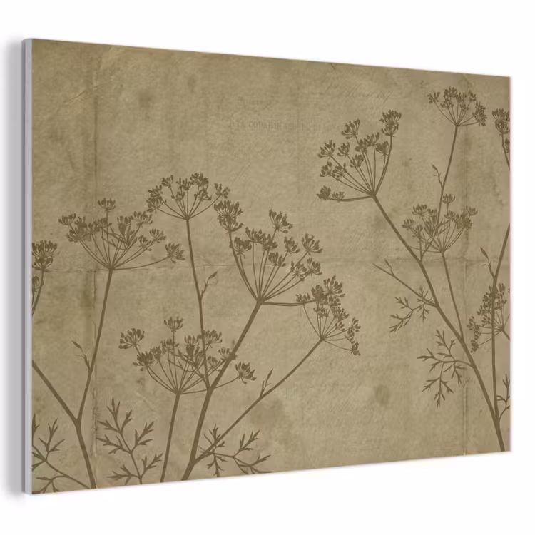 Akustikbild - Blumen – Schrift – Grün — 1