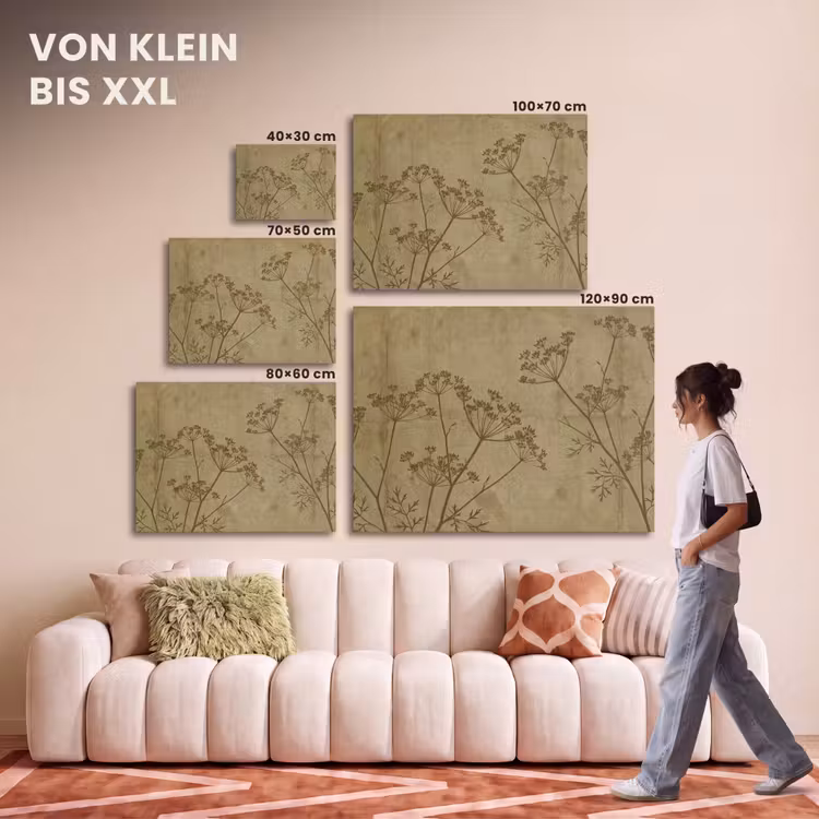 Akustikbild - Blumen – Schrift – Grün — 7