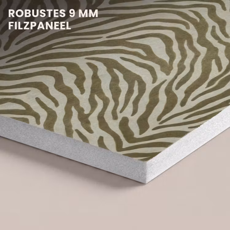 Akustikbild - Zebramuster – Grün – Modern — 5