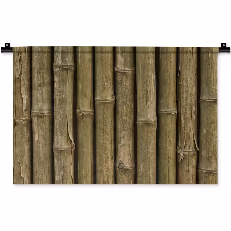 Wandteppich - Bambus – Stängel – Natur — 1
