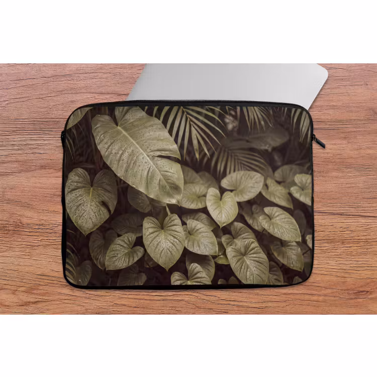 Laptop hülle - Grüne Blätter – Natur — 2