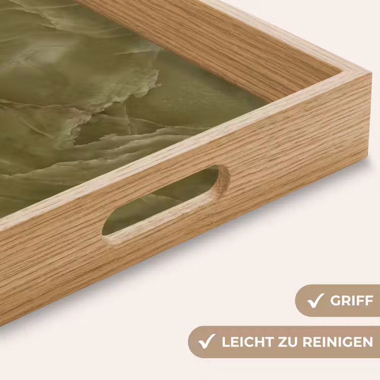 Tablett - Marmor – Grün – Abstrakt — 5