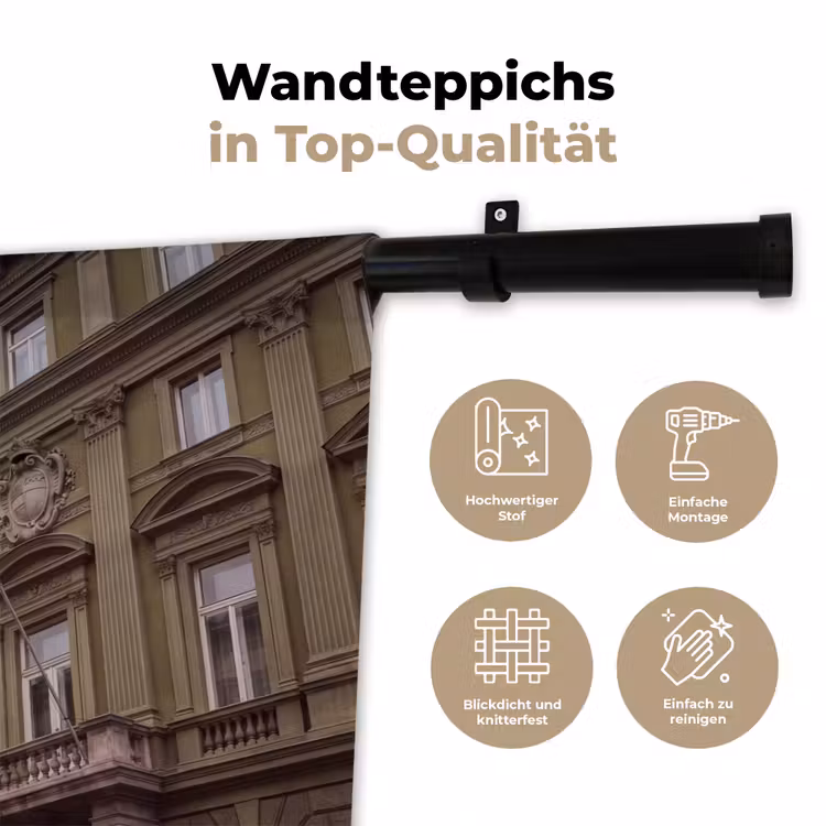 Wandteppich - Gebäude – Fassade – Klassisch — 7
