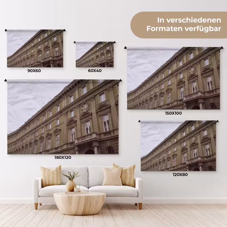 Wandteppich - Gebäude – Fassade – Klassisch — 8
