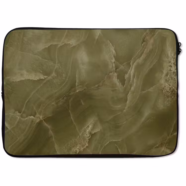 Laptop hülle - Marmor – Grün – Abstrakt — 1