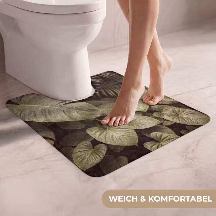 WC Vorleger - Grüne Blätter – Natur — 5