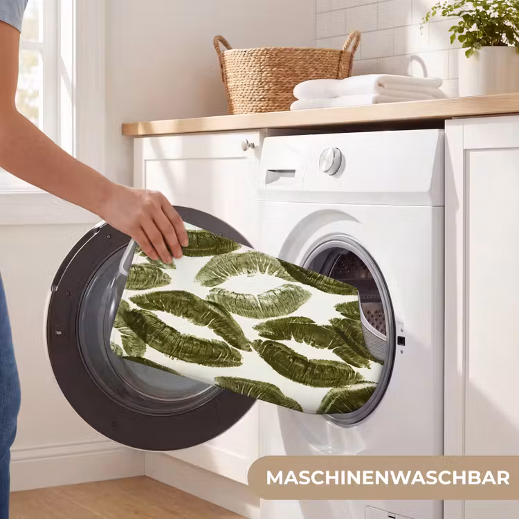 WC Vorleger - Kuss – Muster – Grün — 7