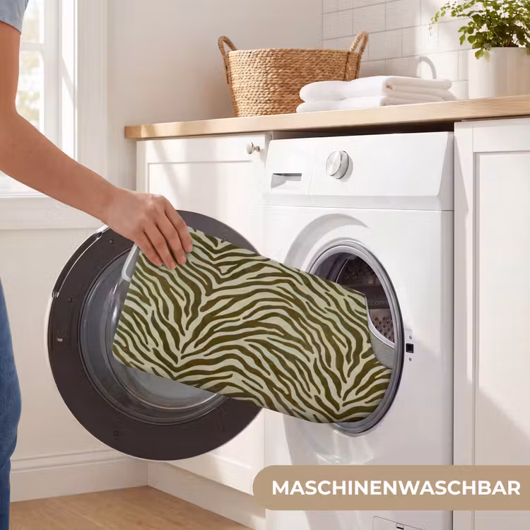 WC Vorleger - Zebra-Muster – Grün – Modern — 7