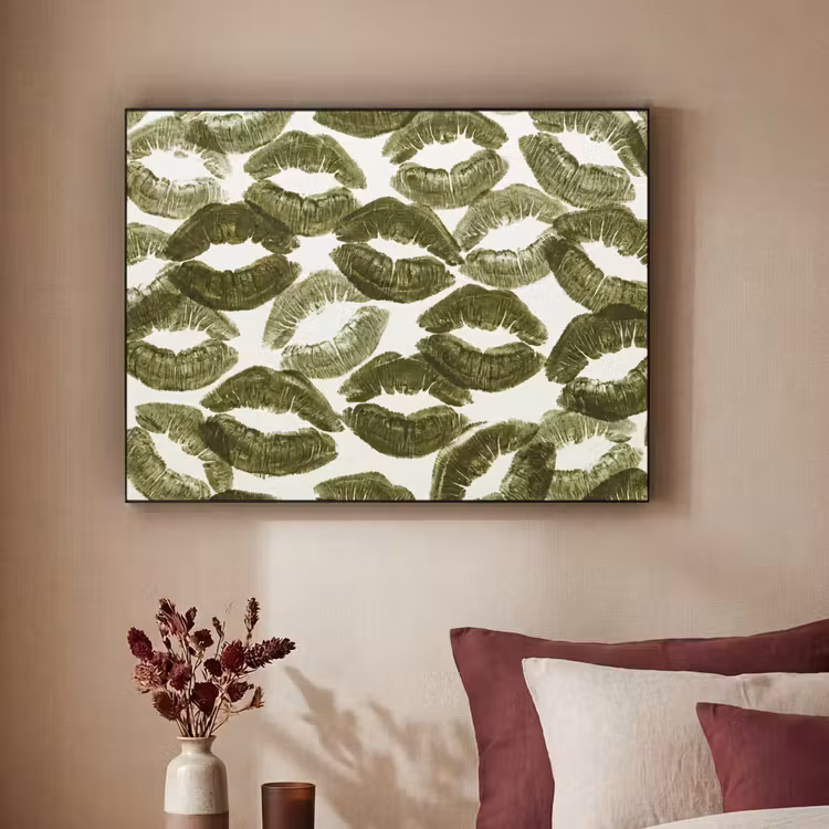 Art Frame - Kuss – Muster – Grün — 2